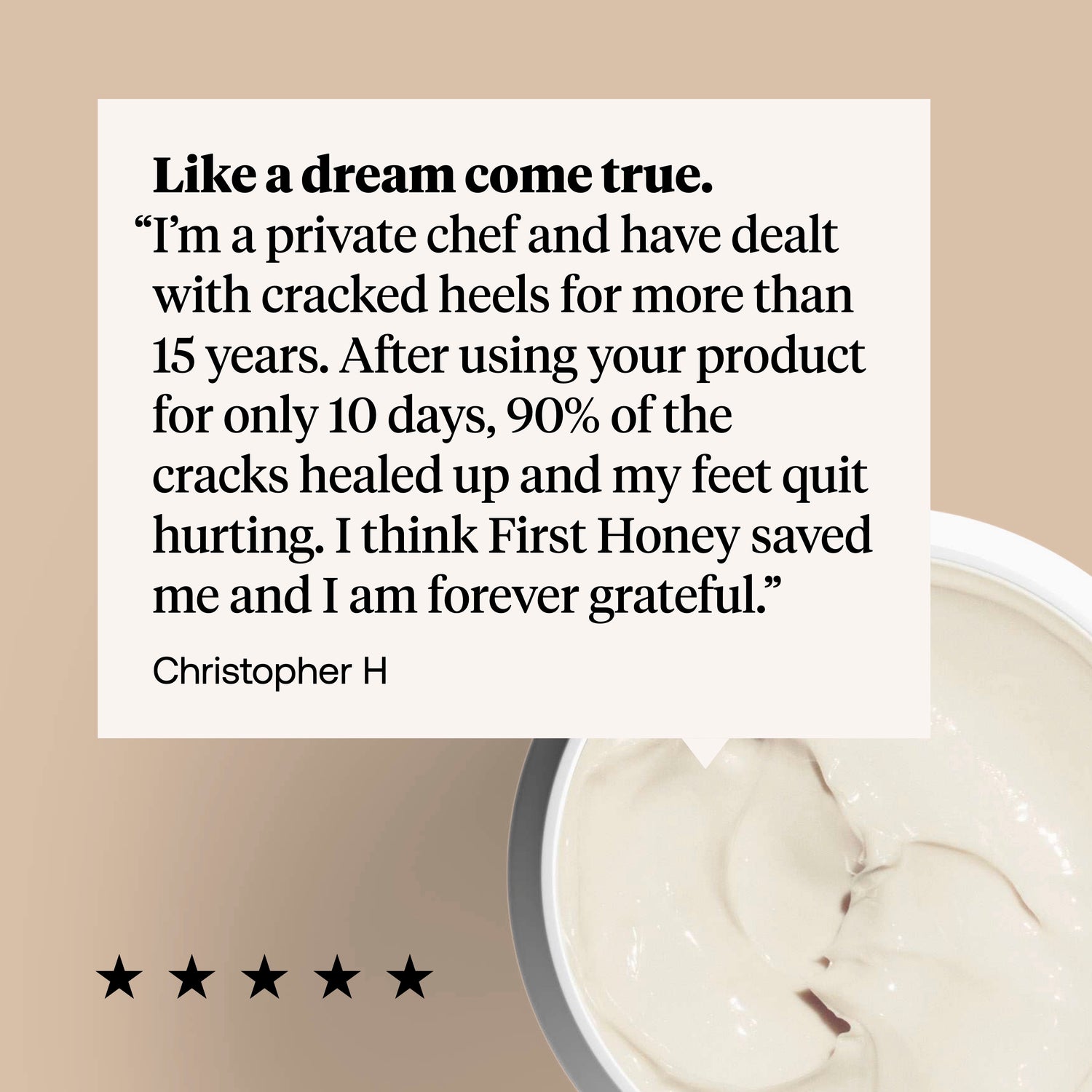 First Honey® Foot Rescue Cream